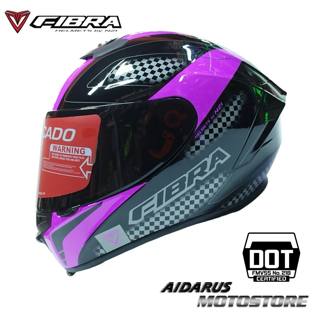 CASCO FIBRA MODELO GIGA DISEÑO BRILLO