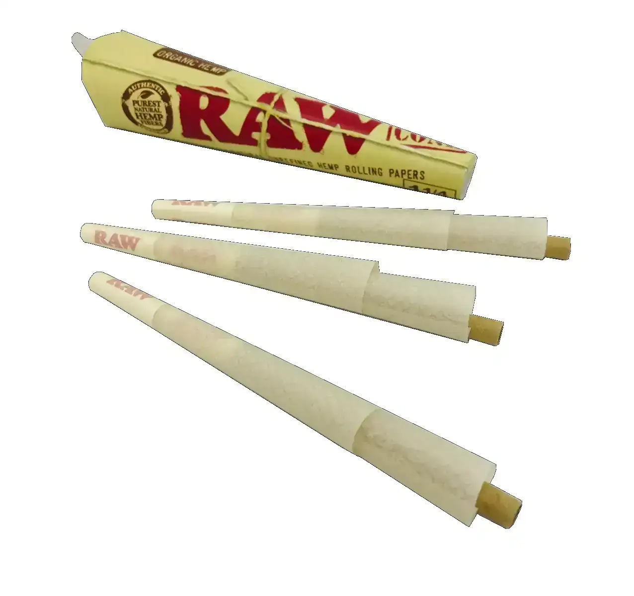 Raw Cone Organic Hemp (conos Prearmados 1 1/4 X6u)