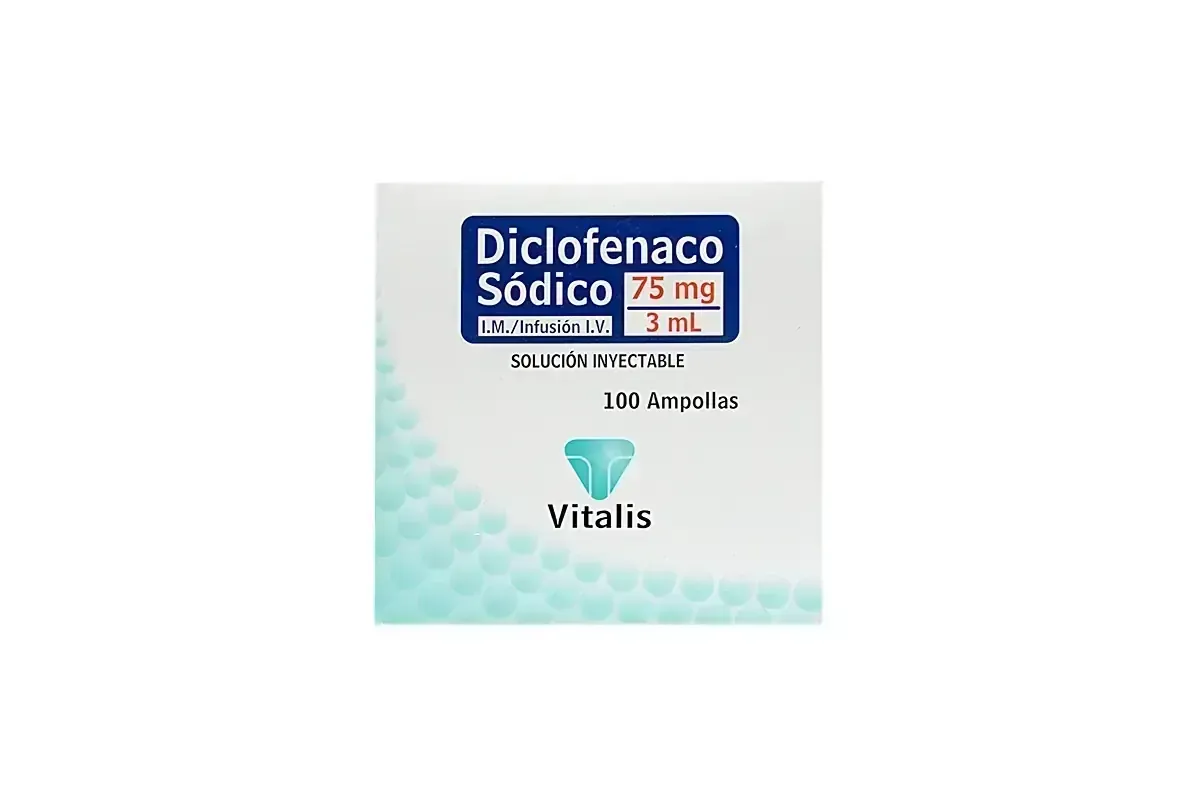 DICLOFENACO AMP X 100 VITALIS