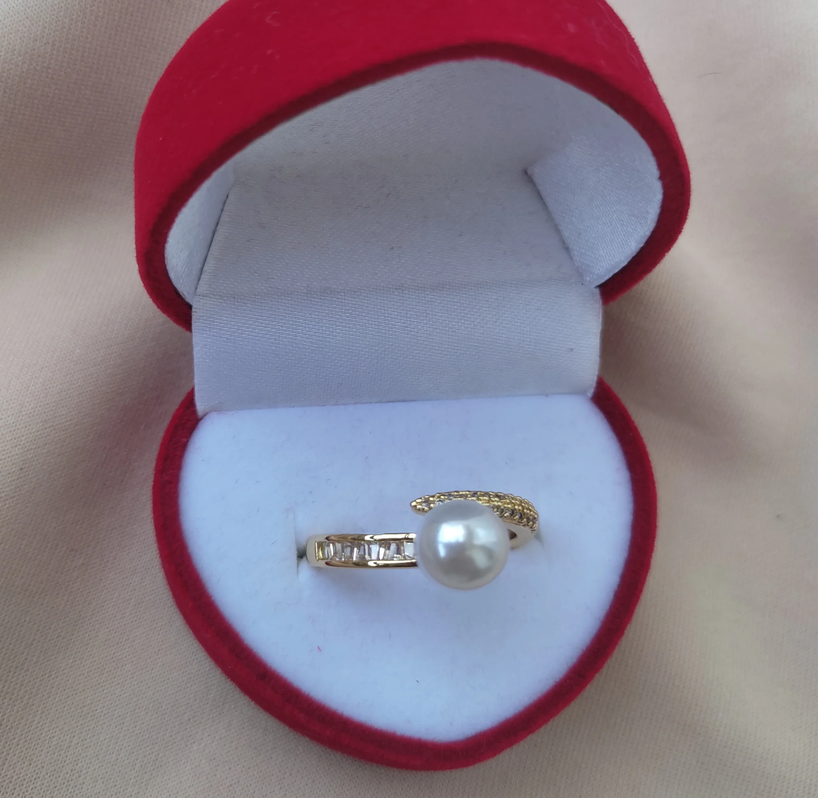 ANILLO AJUSTABLE PERLA