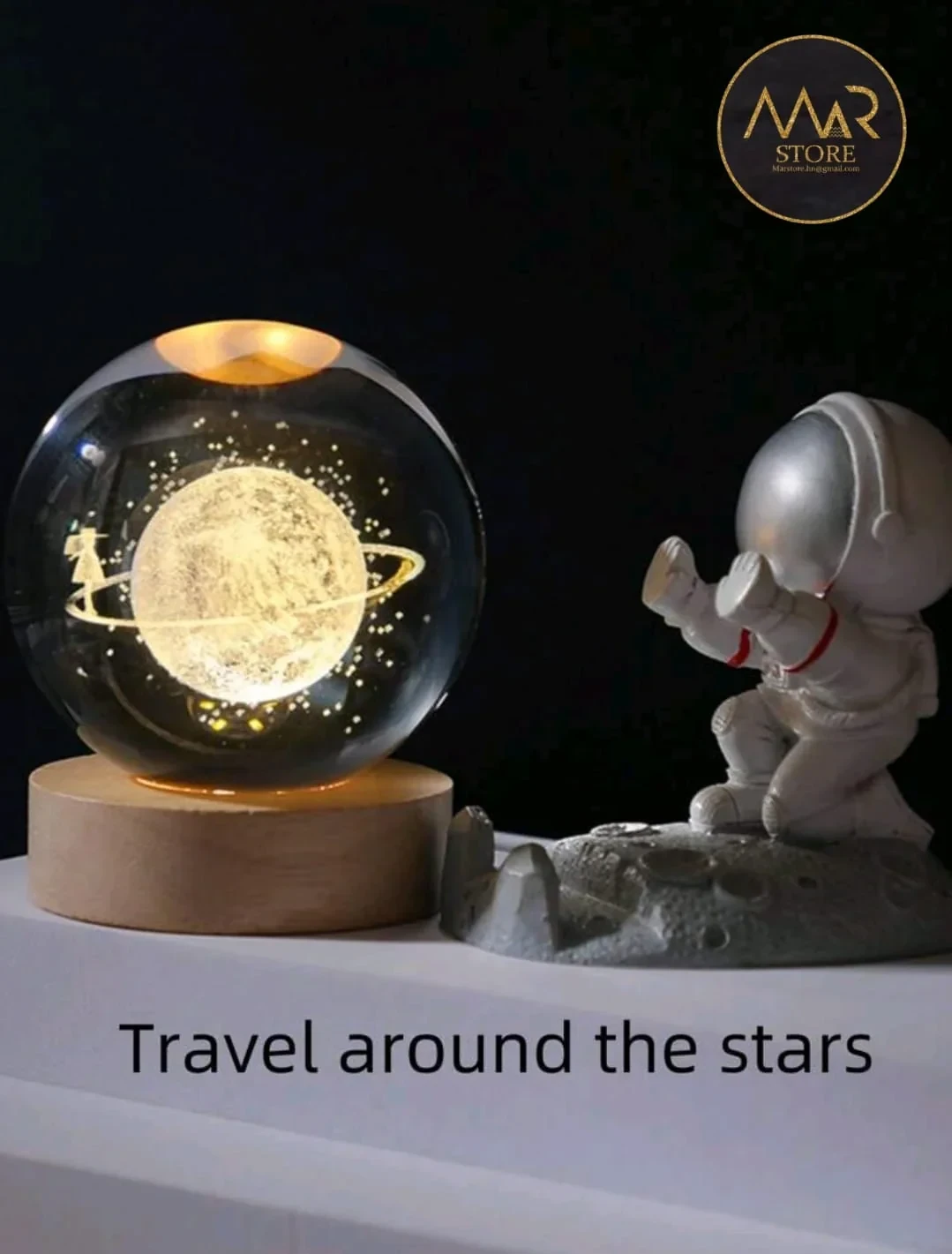 Lampara de cristal led (USB)