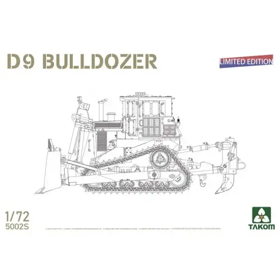 1/72 Takom D9 Bulldozer (Limited Edition)