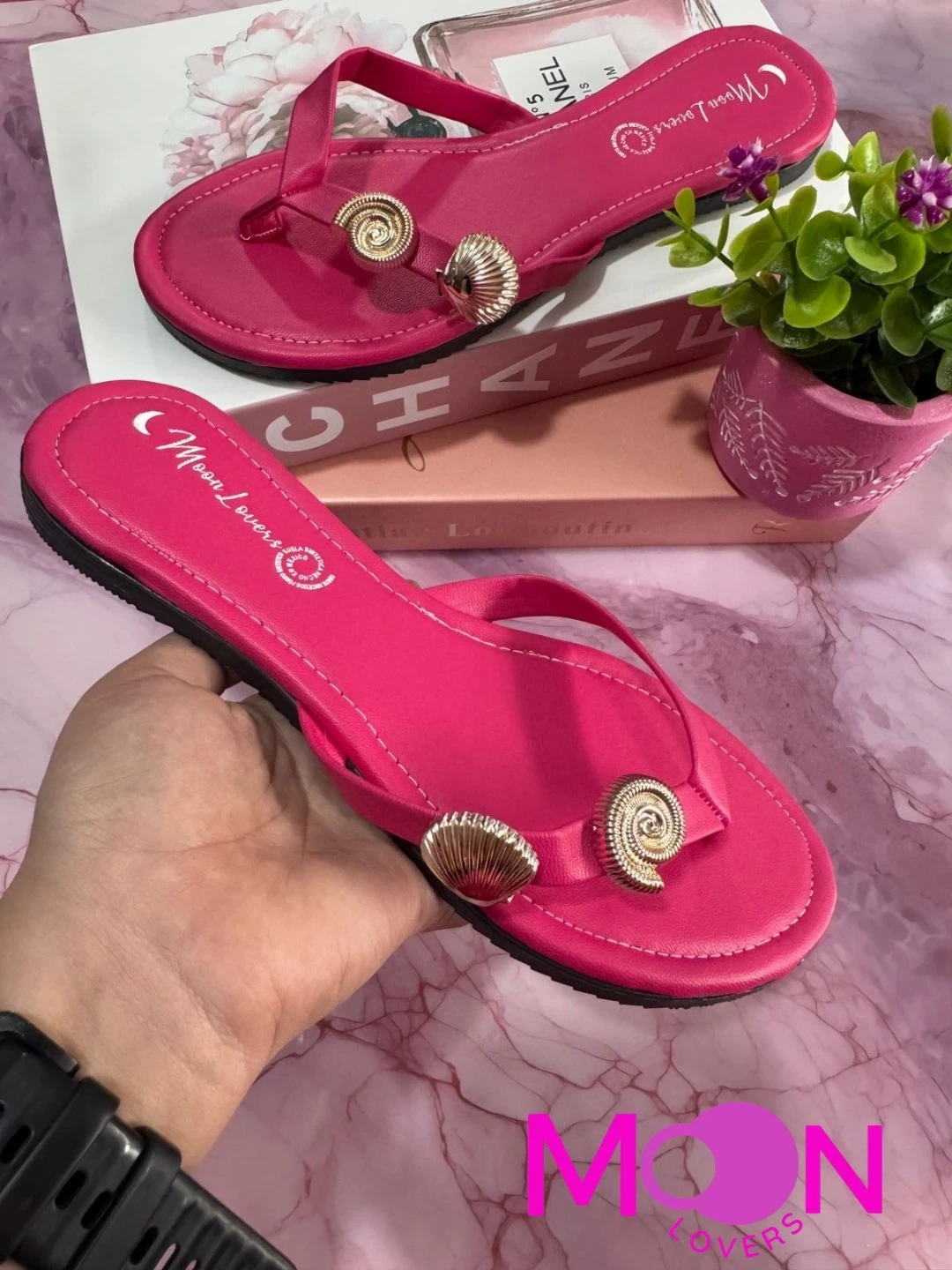 Mod.1034 Mayoreo Sandalia Fiusha con estoperoles Mar
