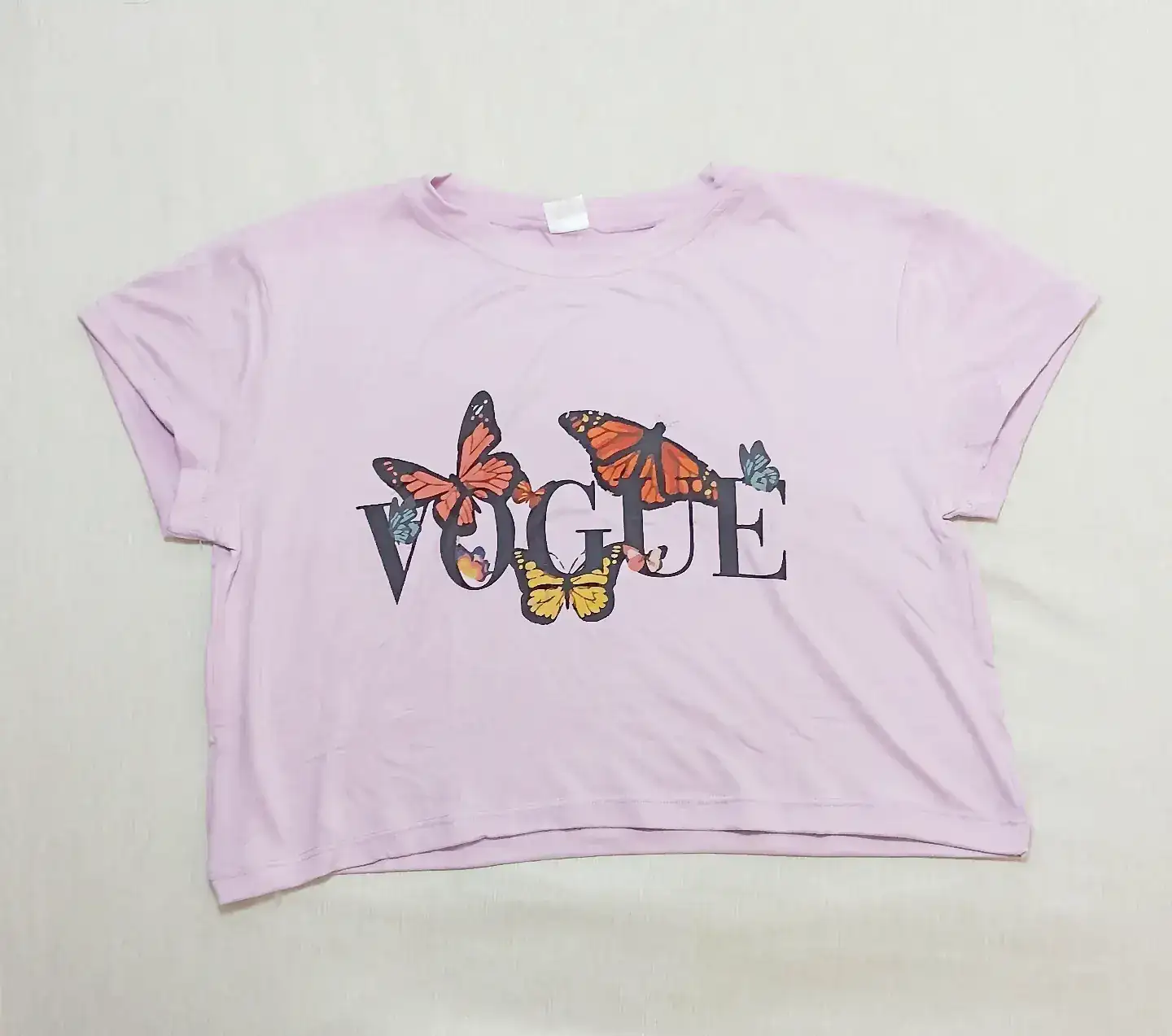 Camiseta dama corta en piel de durazno  3