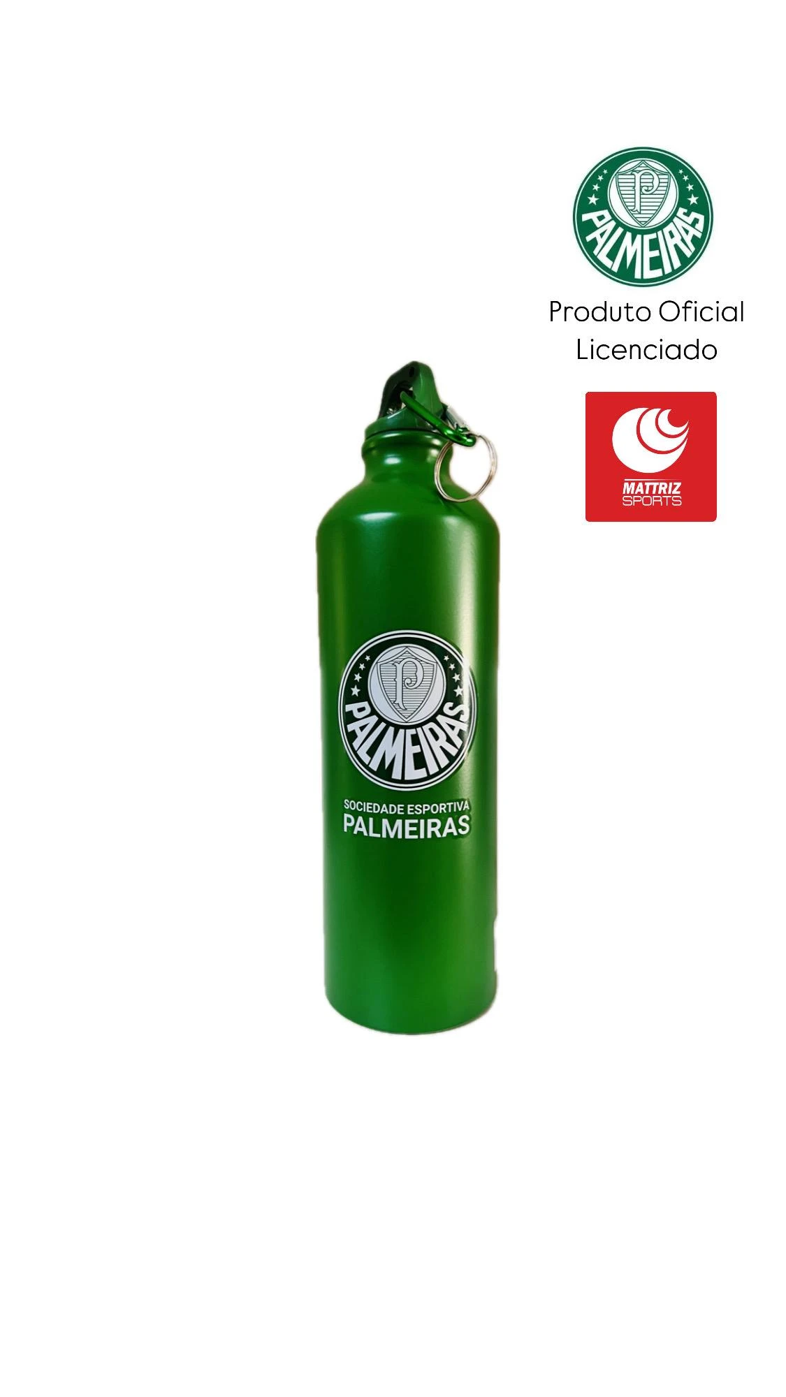 GARRAFA PALMEIRAS ALUMINIO 750 ML 