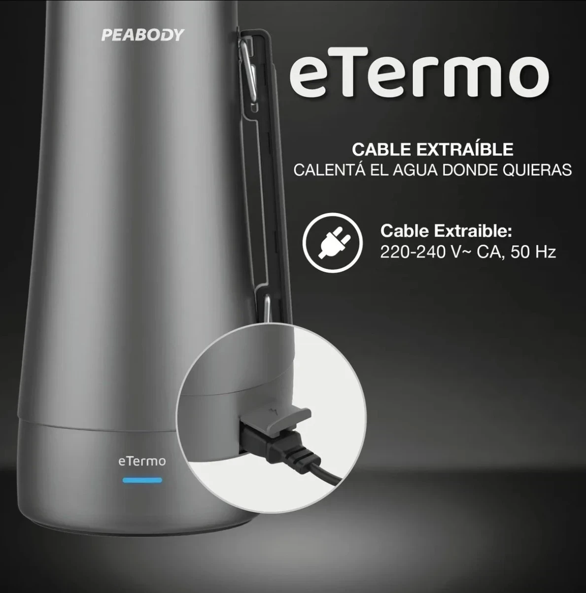 Termo Peabody calentador de agua electrico 5