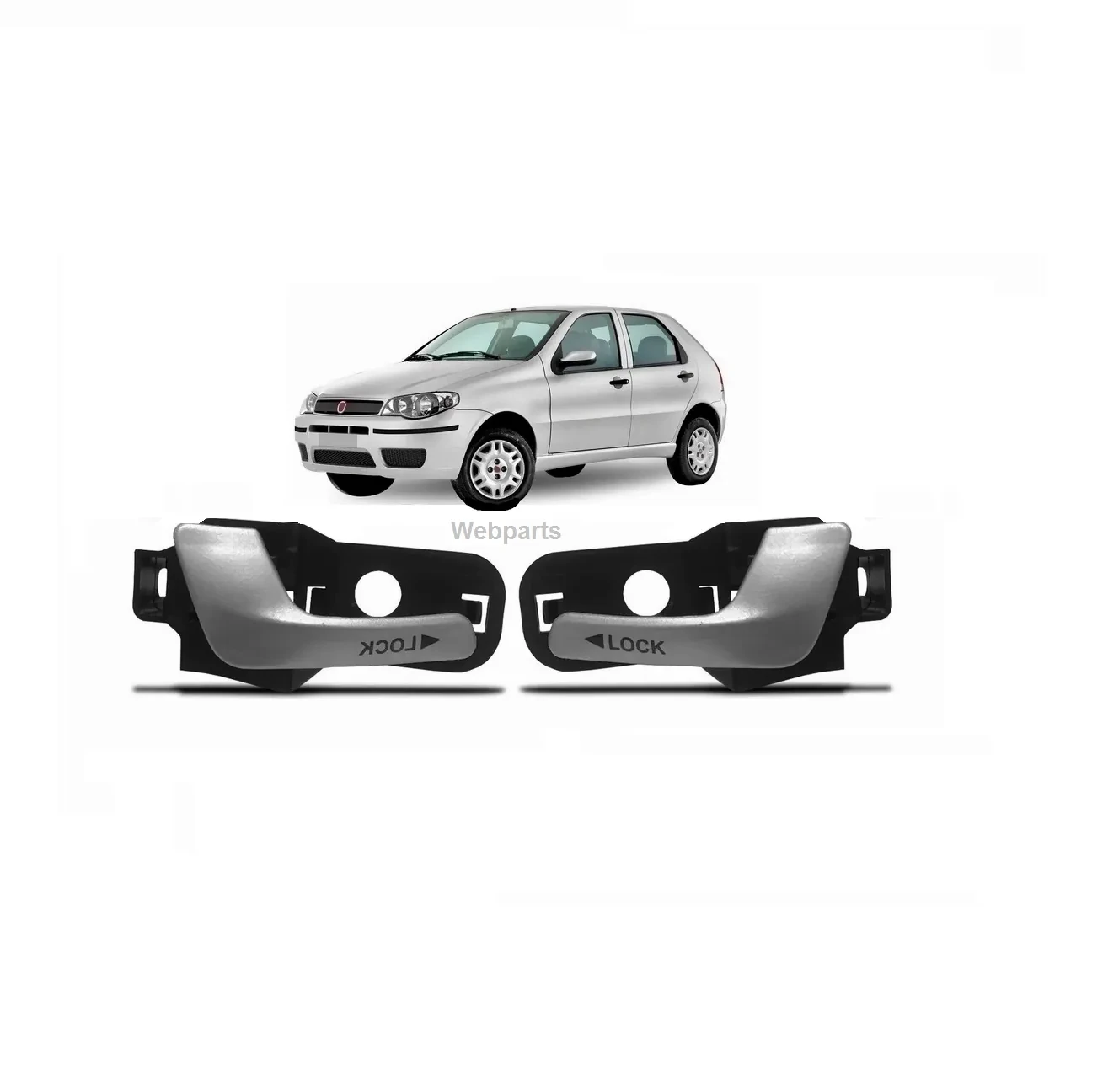 Manija Interna (Delantera) FIAT Palio / Siena / Strada / Weekend 2004-2013 / 628696 - 628702