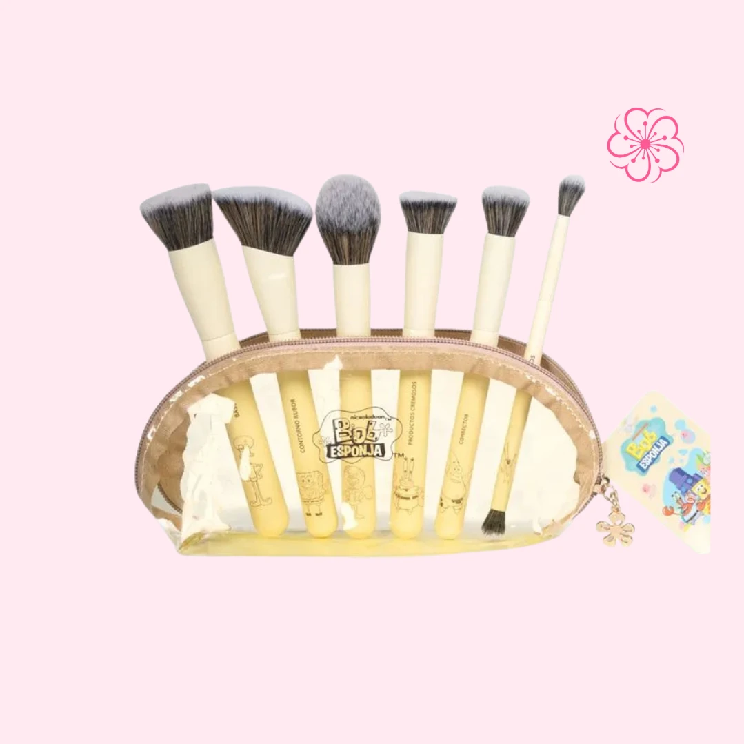 Kit Brochas Piña Bob Esponja Ref Kpb2570