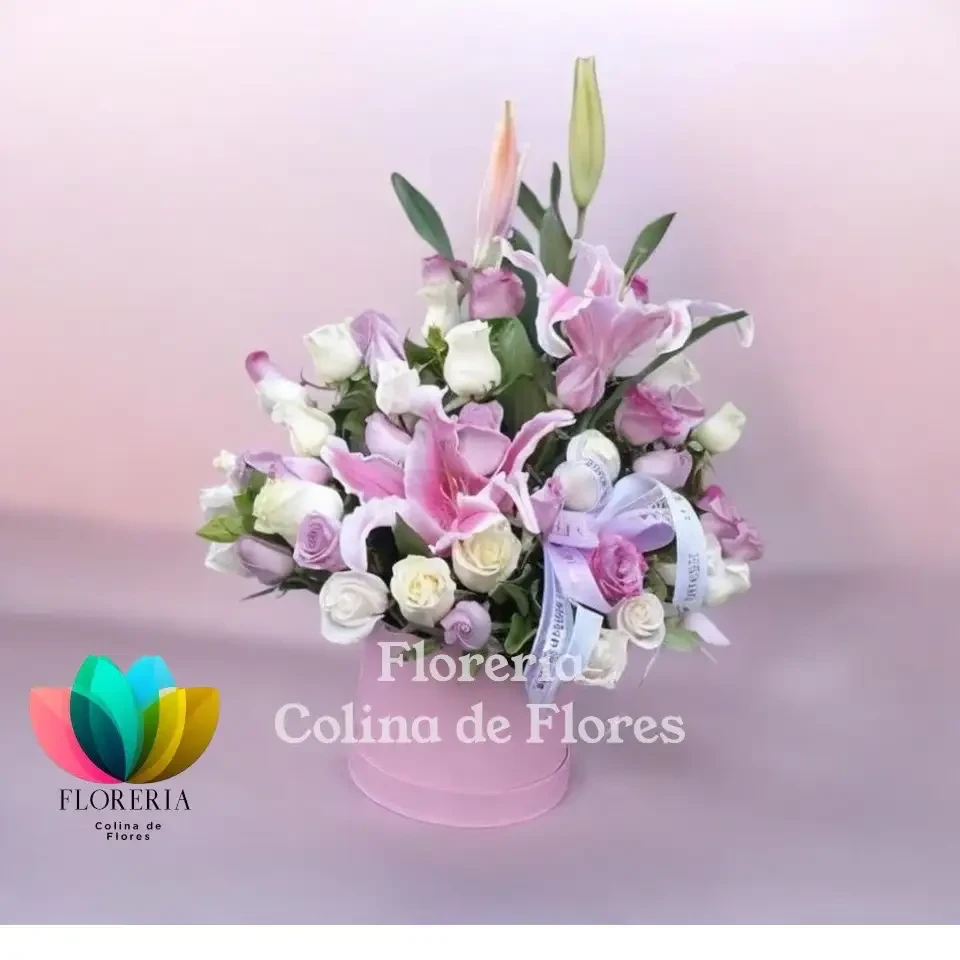 Lirios y rosas