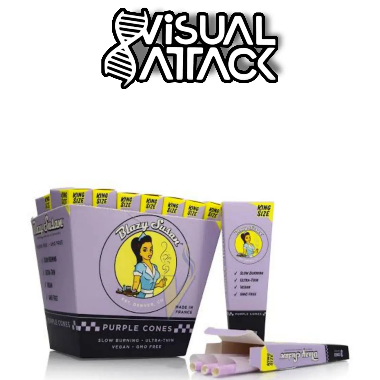 Conos Blazy Susan king Size purple