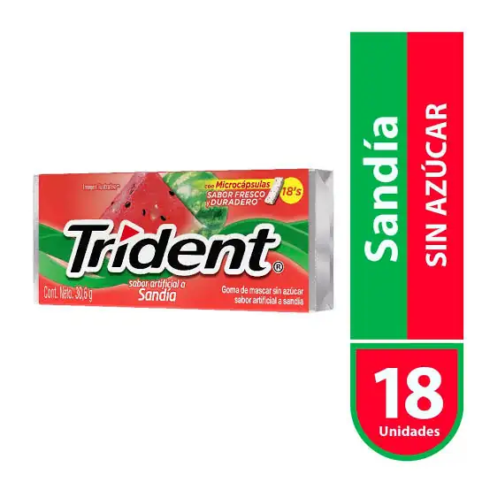 Chicle Trident Sandia  30,6g