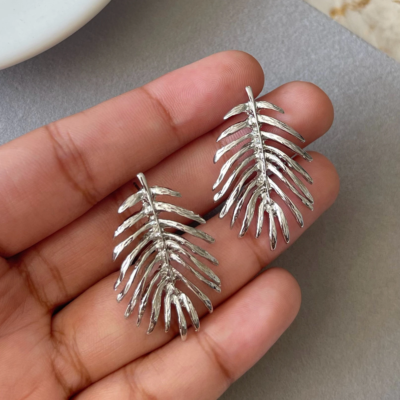 Topos hojas silver