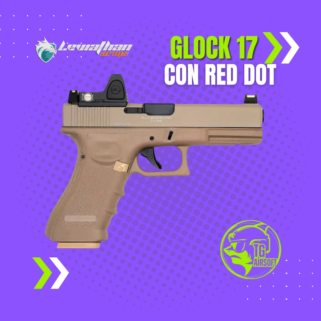 GLOCK 17 CON RED DOT