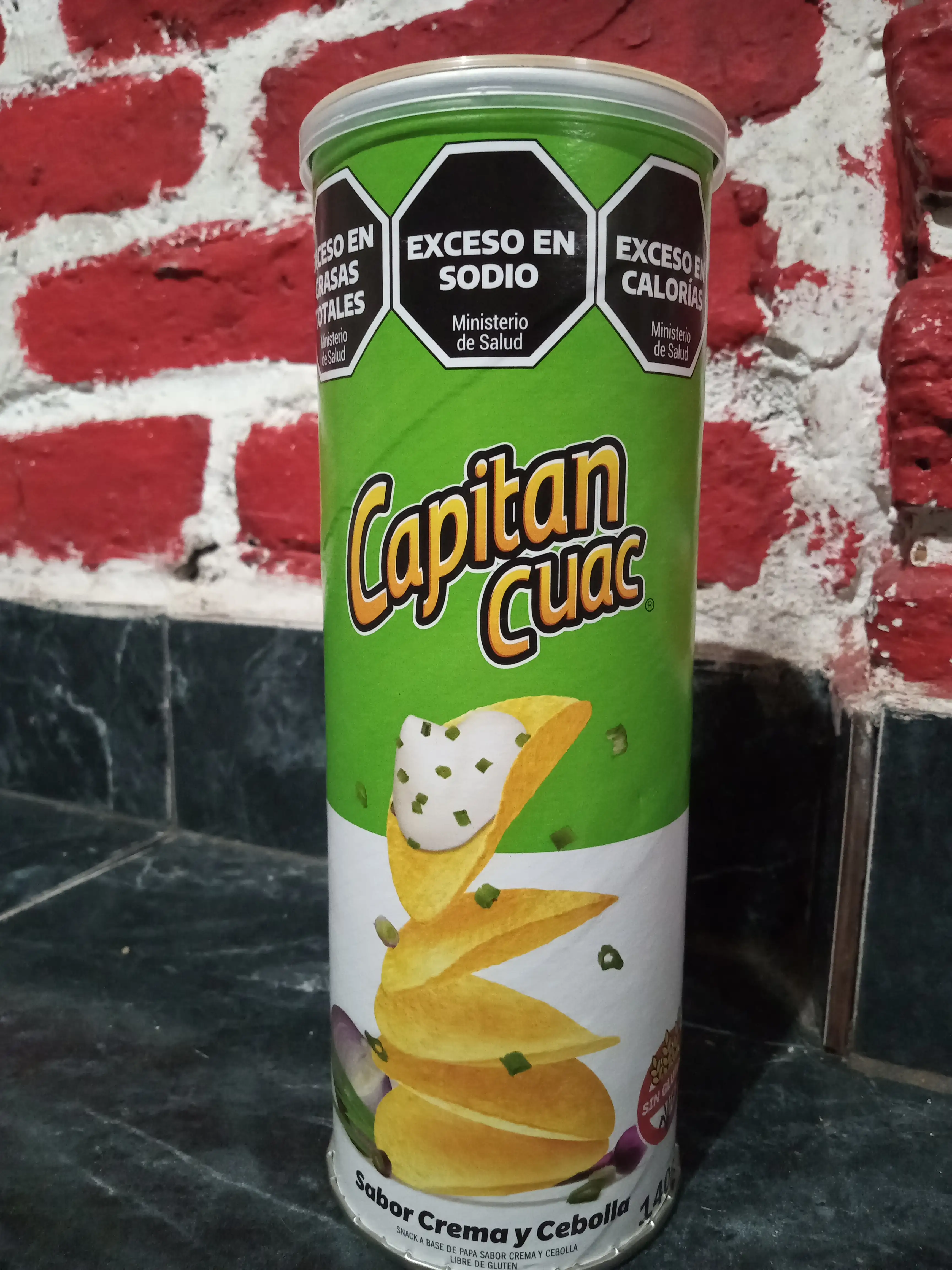 CAPITAN CUAC , PAPAS FRITAS SABOR CEBOLLA Y CREMA