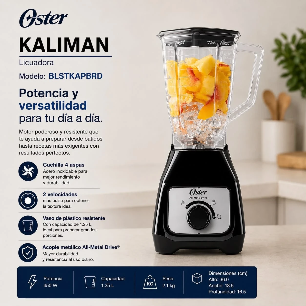 LICUADORA OSTER KALIMAN BLSTKAPBRD