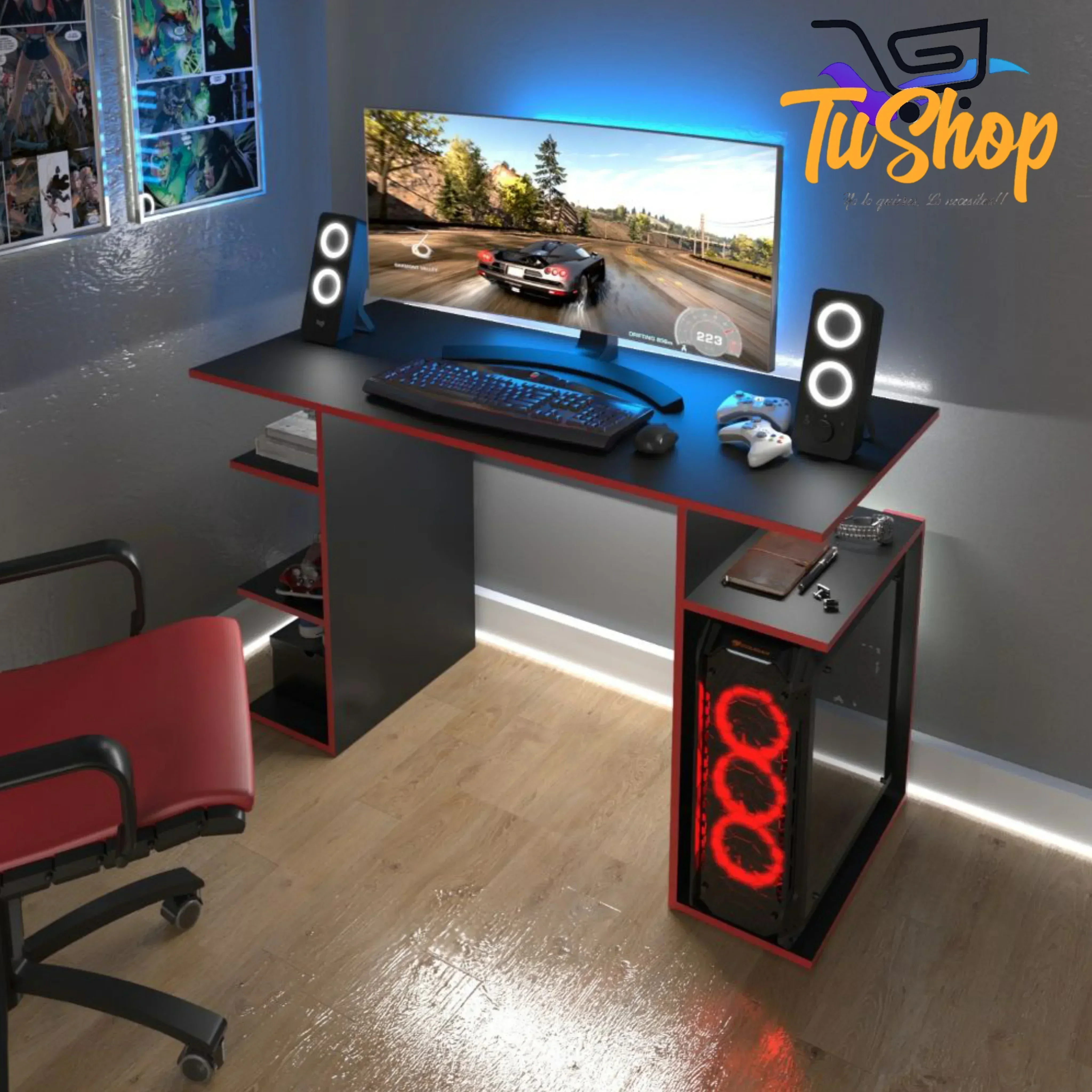  Escritorio Gamer Space