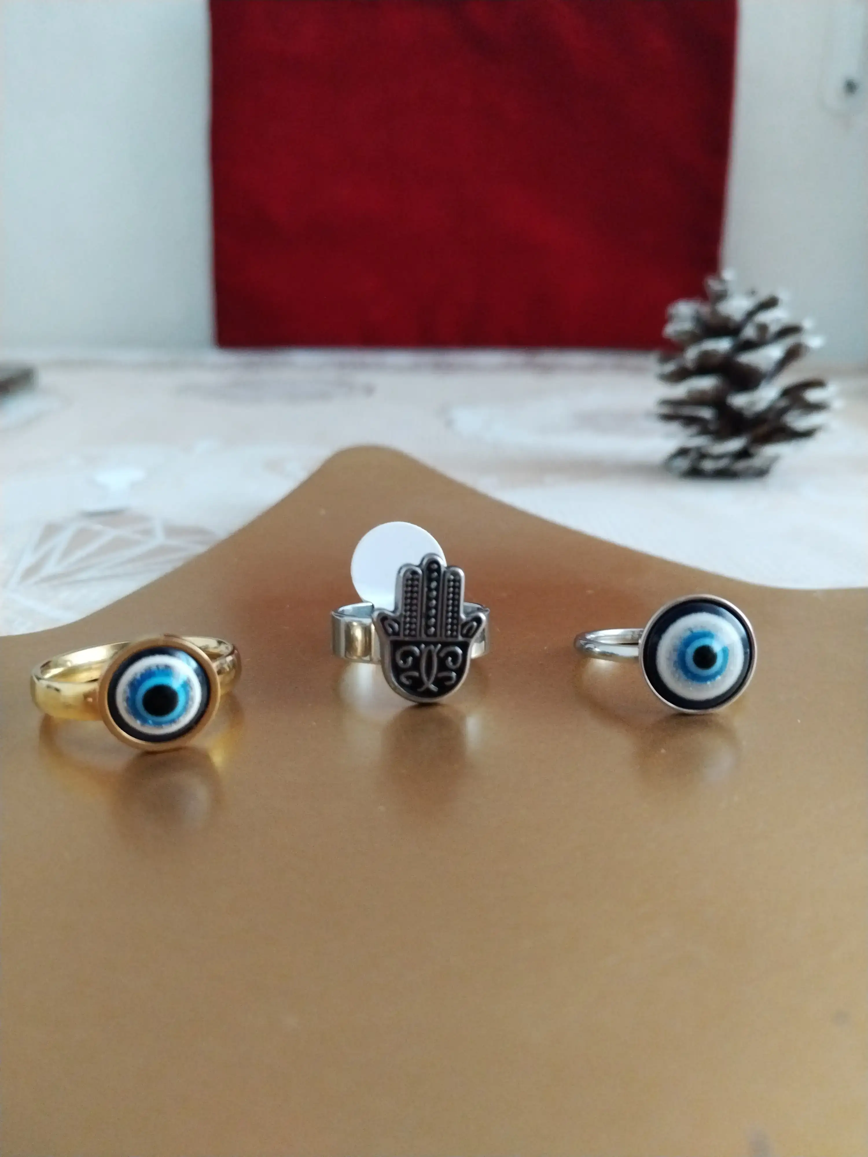 💍Anillos ojo turko 🧿