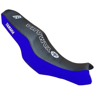 TP XTZ 150 Forro Tapizadosuper moto negro / azul letrero en medio DW