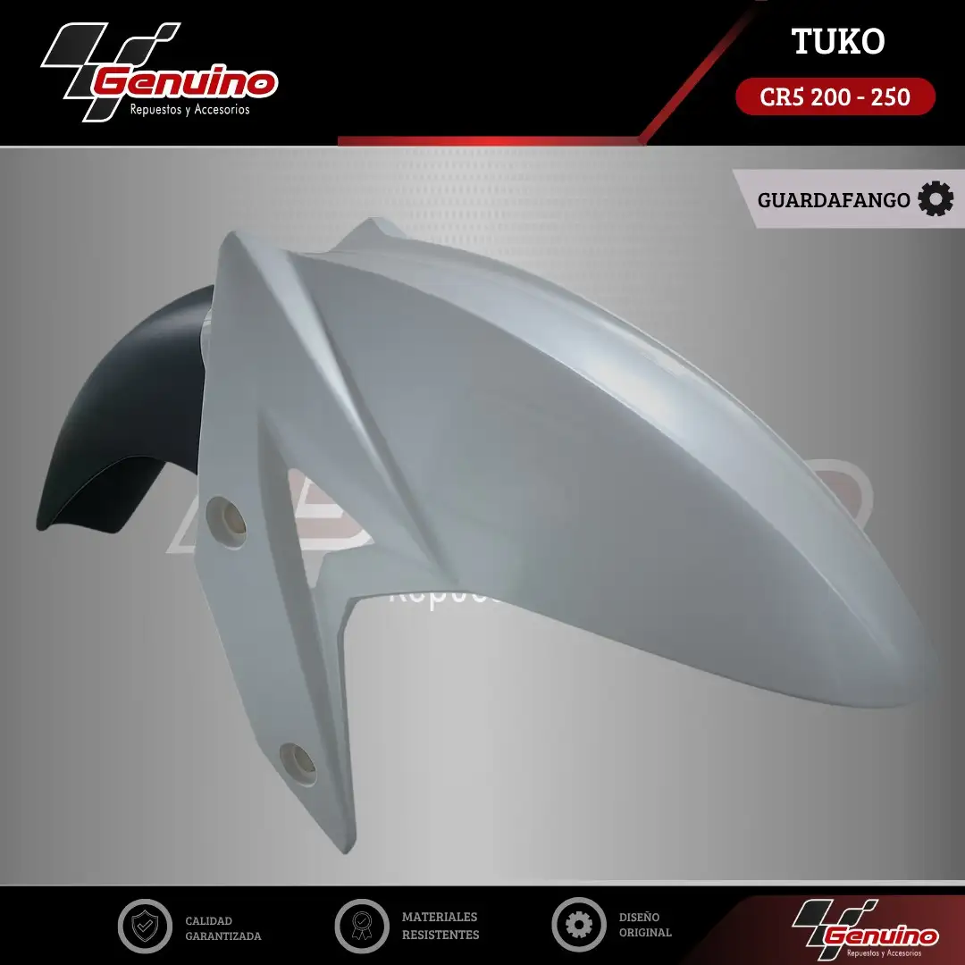 Guardafango blanco 
