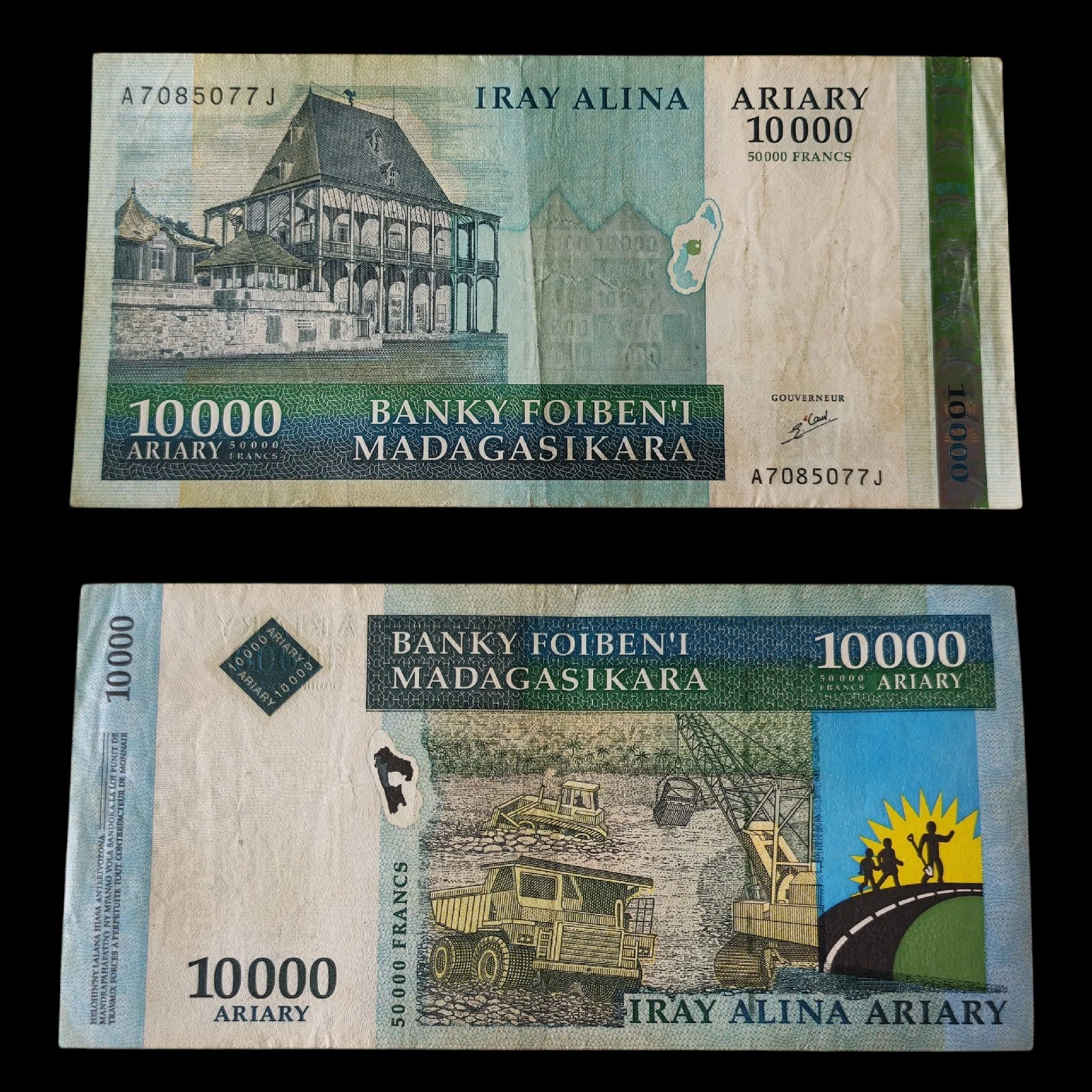 ° Madagascar 10000 Ariary Circulado