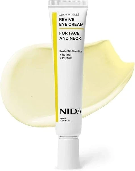 Crema para ojos NIDA Revive para rostro y cuello