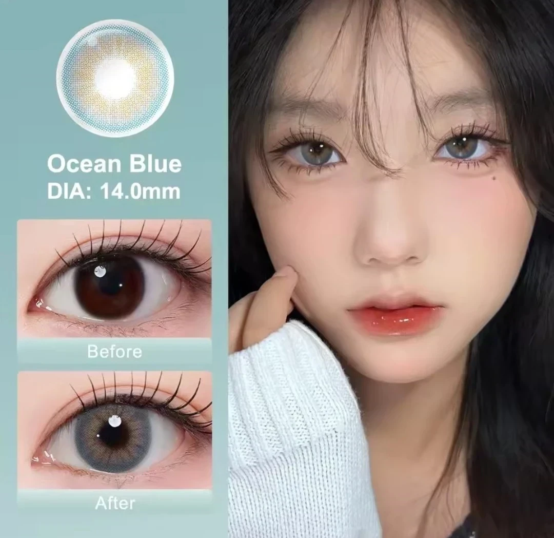 Lentes de contacto - Referencia: Desire ll / Ocean blue 