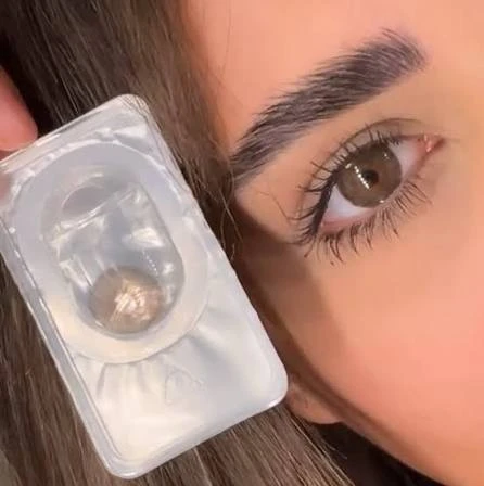 Lentes de contacto - Referencia: SIRI BROWN - PUPILA REDUCIDA 5