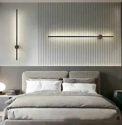 APLIQUE PARED LINEAL NEGRO 10W IP20  5