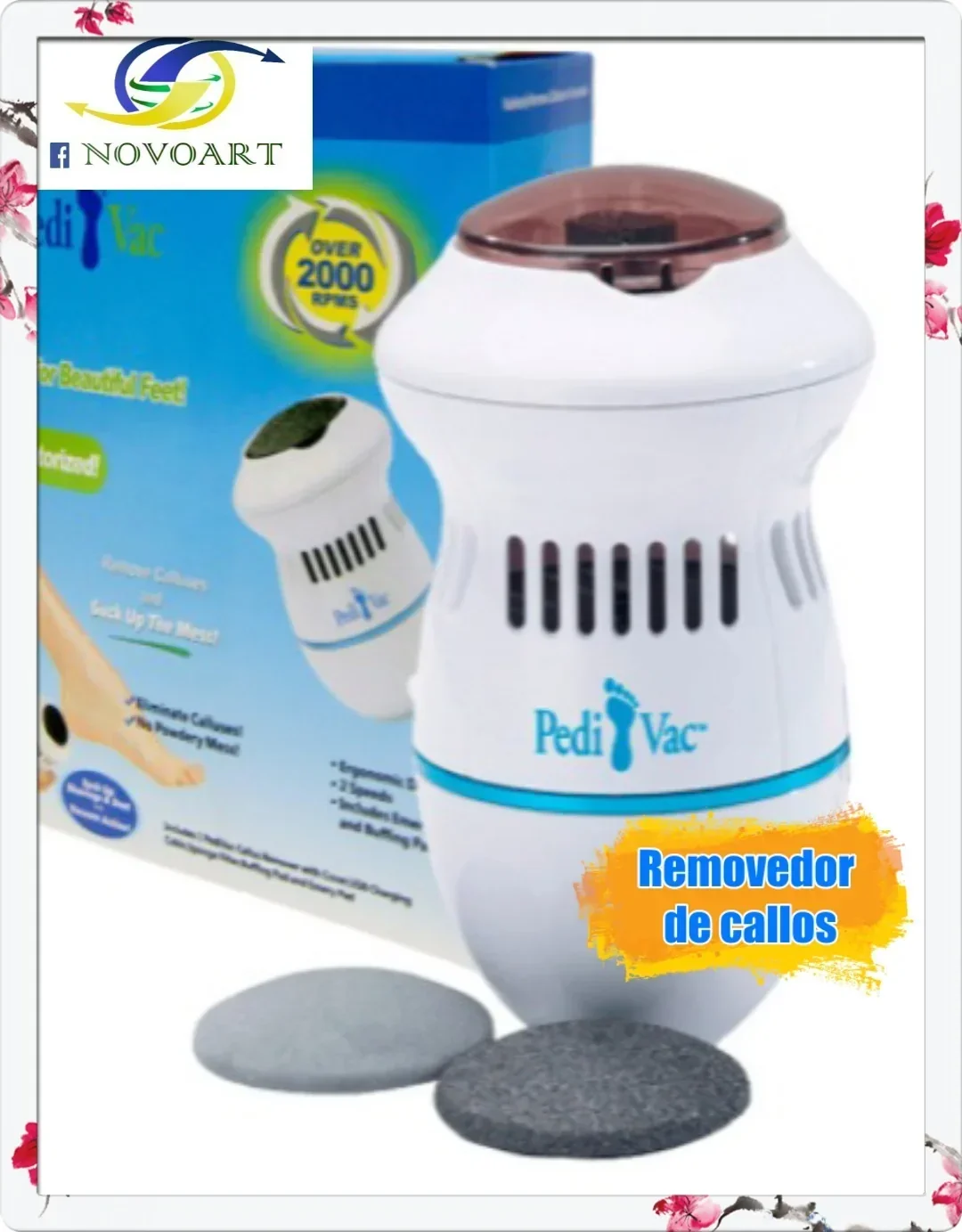 Removedor de callos recargable 
