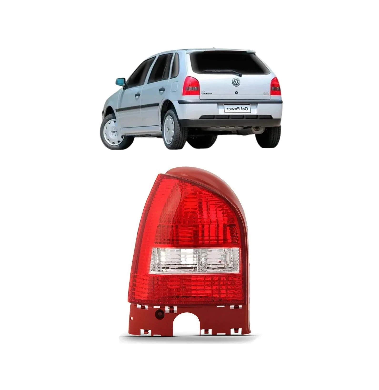 Stop  Trasero  Vw Gol G3   2000-2006  Cristal  / 7030 - 7031