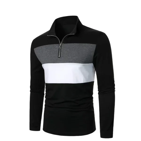 Hombres Camisa polo de color combinado