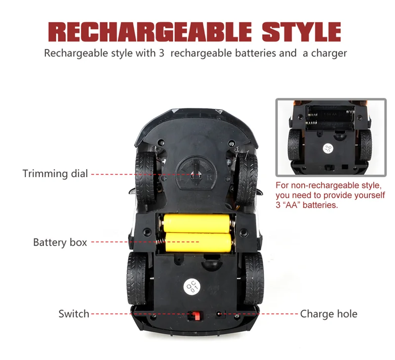 Carro Recargable Control Remoto  4