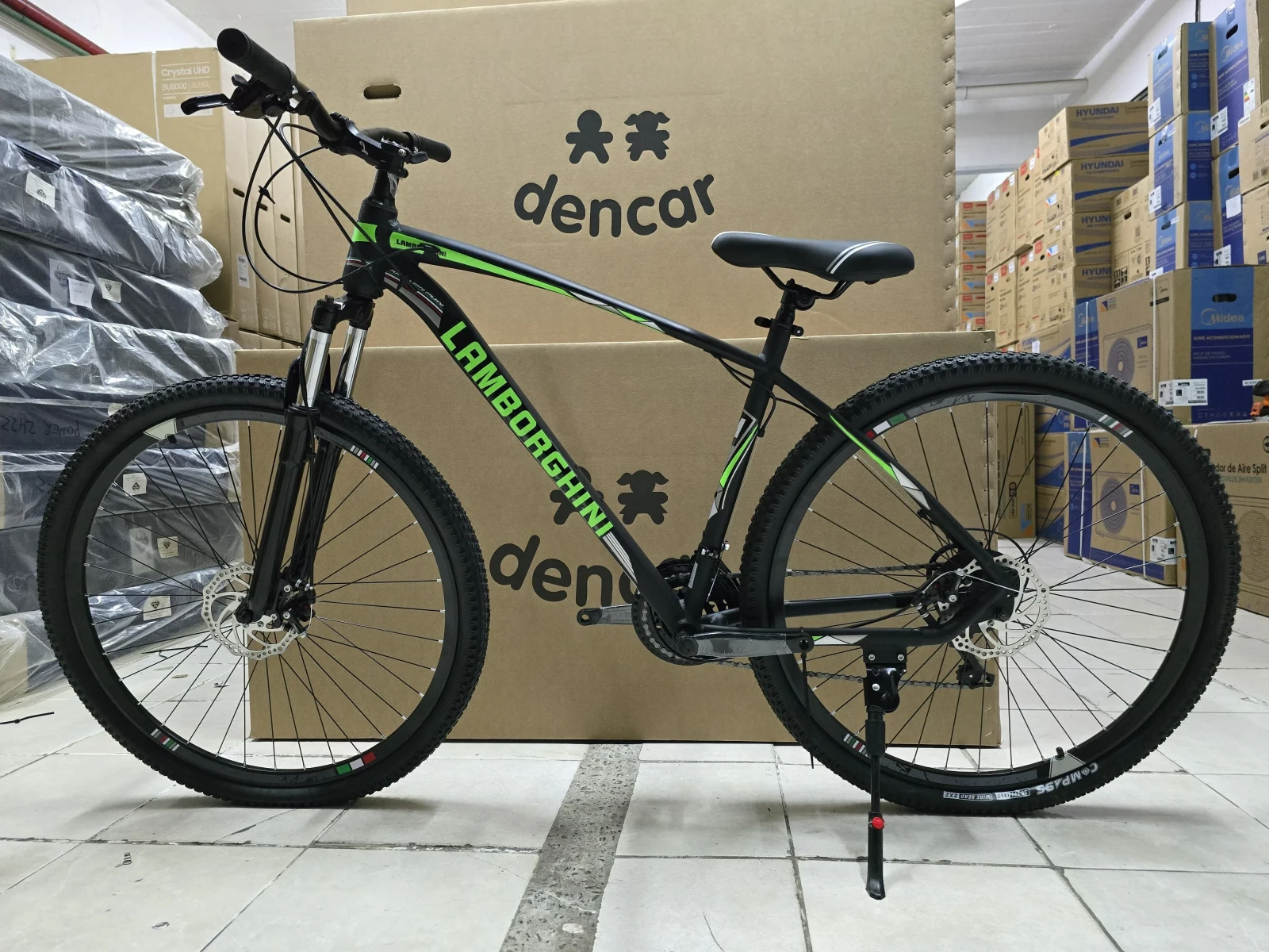 BICICLETA LAMBORGHINI ROD 29 (TALLE M)&nbsp;NEGRO / VERDE