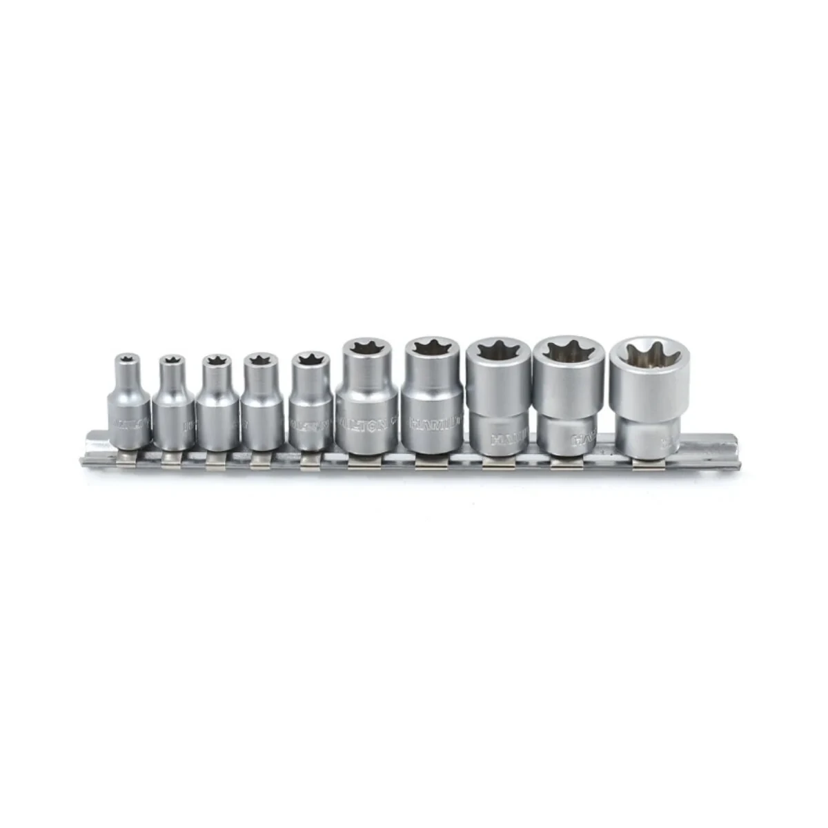 JUEGO TUBOS TORX HEMBRA 3/8 - 1/4 HAMILTON