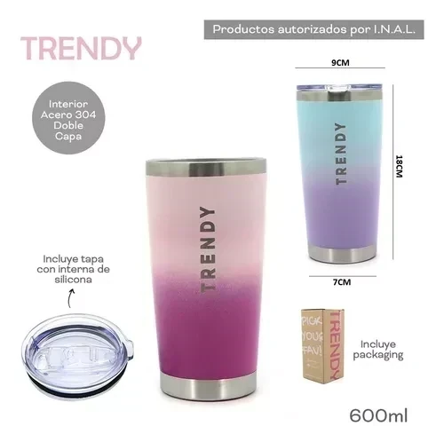 VASO TRENDY 600ML 17548