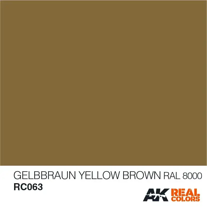 GELBBRAUN – YELLOW BROWN – RAL 8000 2