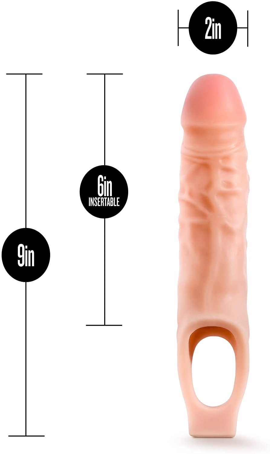 9 Inch Cock Sheath Penis Extender 2
