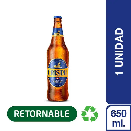 Cerveza Cristal  650ml 🍻 