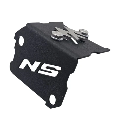 NS 200 / P. freno delantero acero negro logo 3d cromado ML