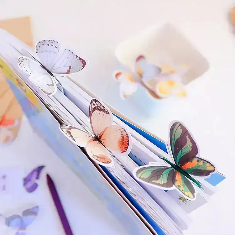 Marcapáginas mariposas para dedicar 2