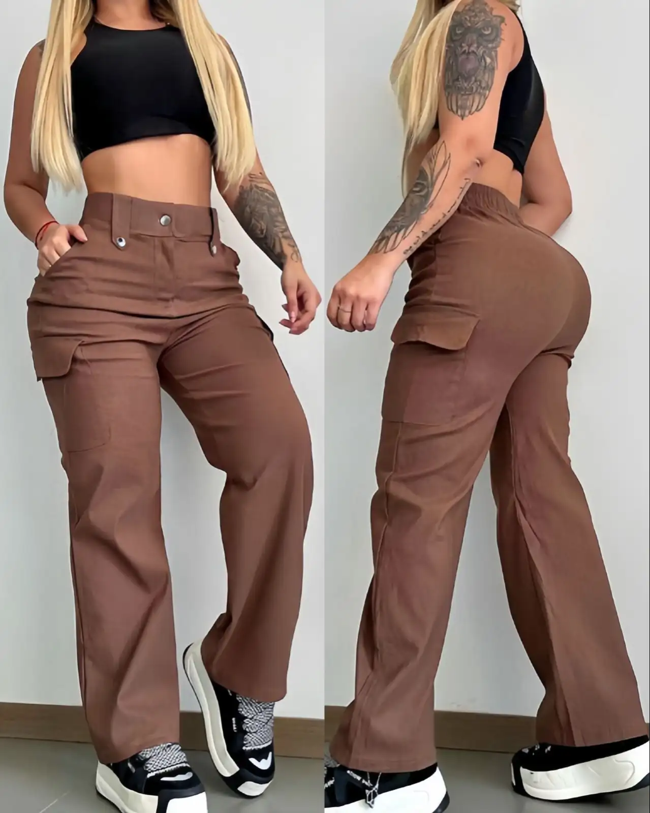 🥰Divino pantalón tipo cargo ✨nueva colección 👖🛍️❤️ 4