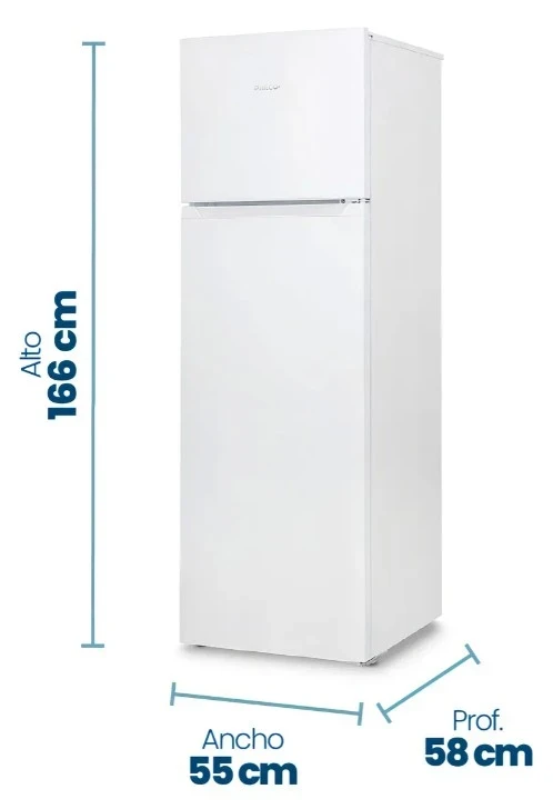 HELADERA CON FREEZER PHILCO 244LTS BLANCA  2