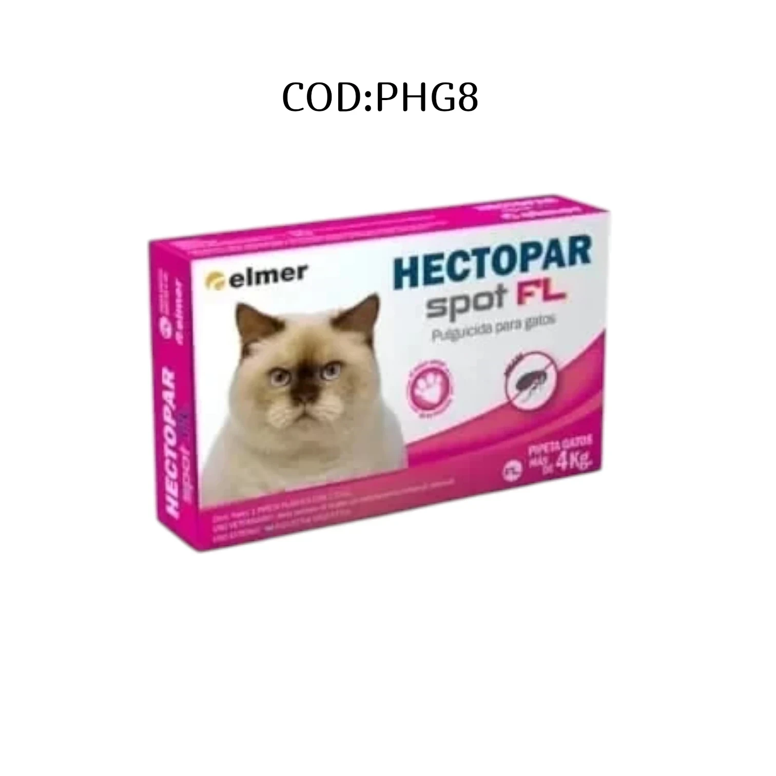Pipeta hectopar gato hasta 8 kg