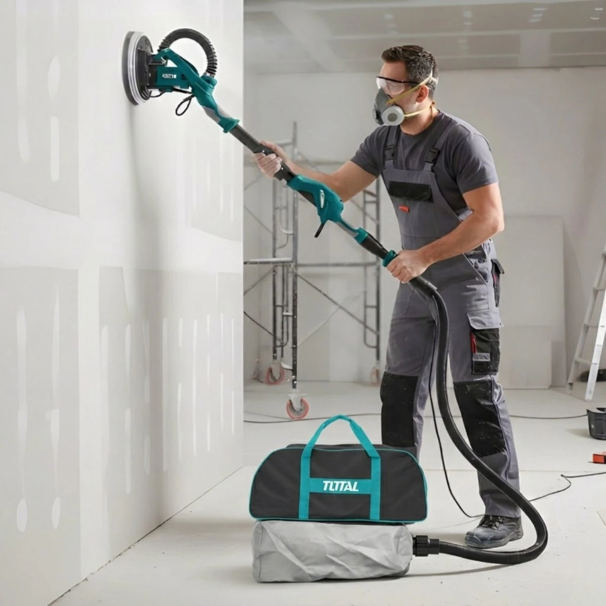 TWS10501 Lijadora de pared y techo drywall 1050w total 6