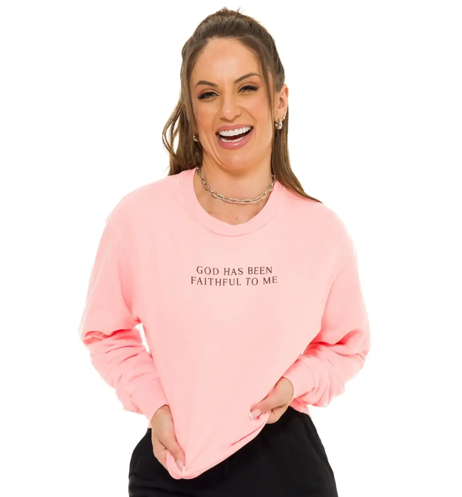 Blusa de moletom feminina Doce Dominio 