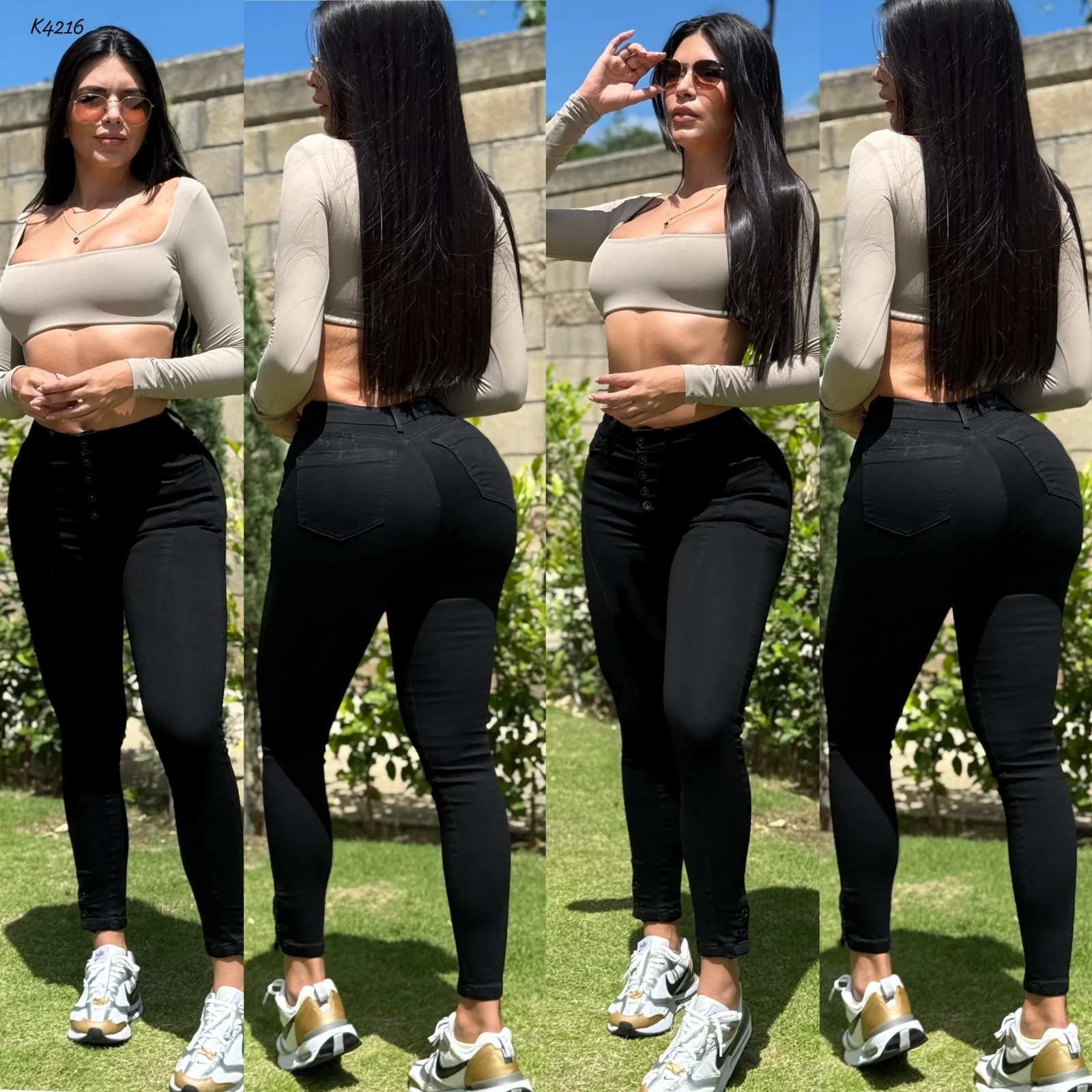 Skinny negro Levanta cola