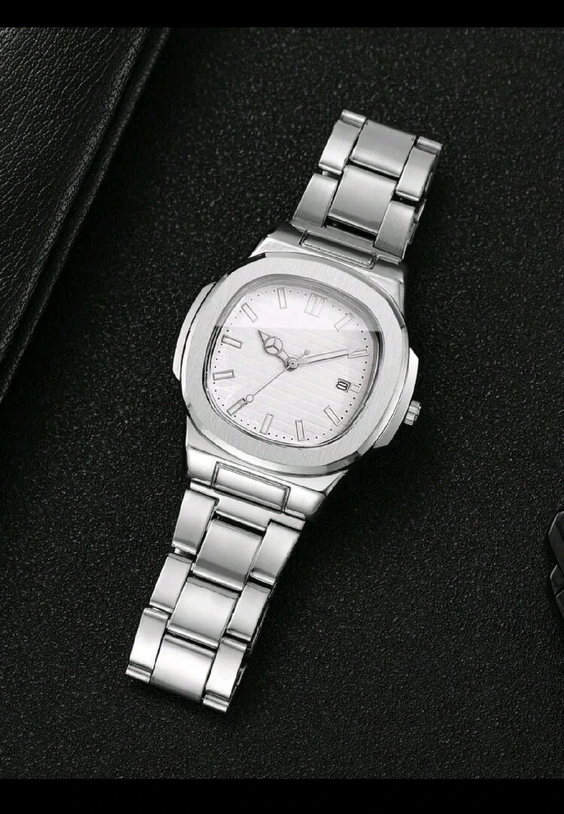 Reloj Análogo Ejecutivo con Bisel Octagonal y Fechador 10