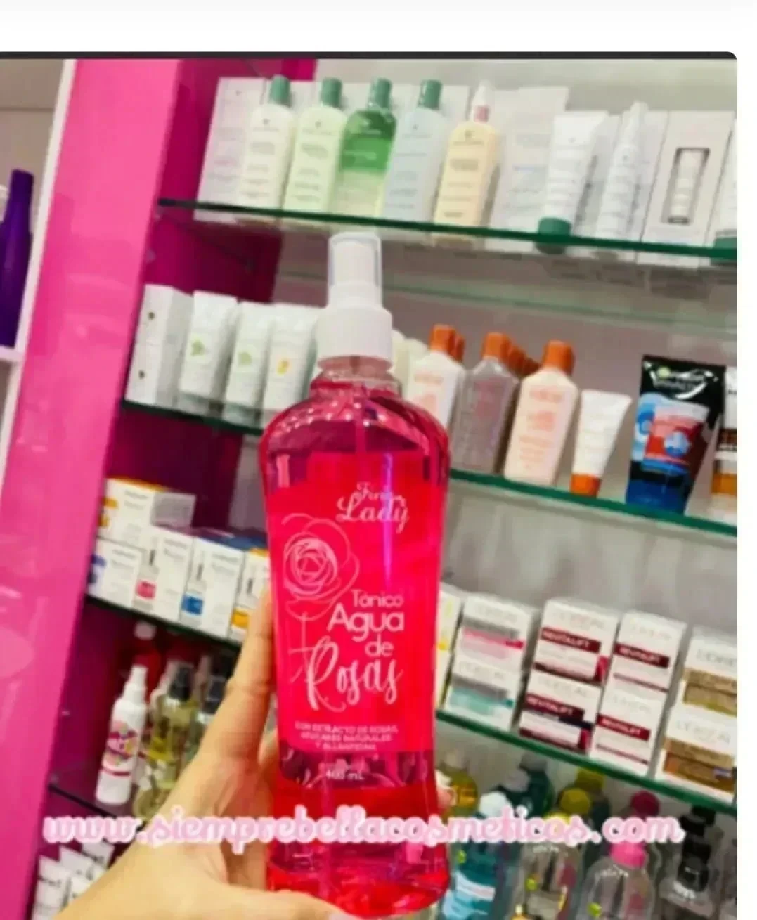 lady tonico agua de rosas