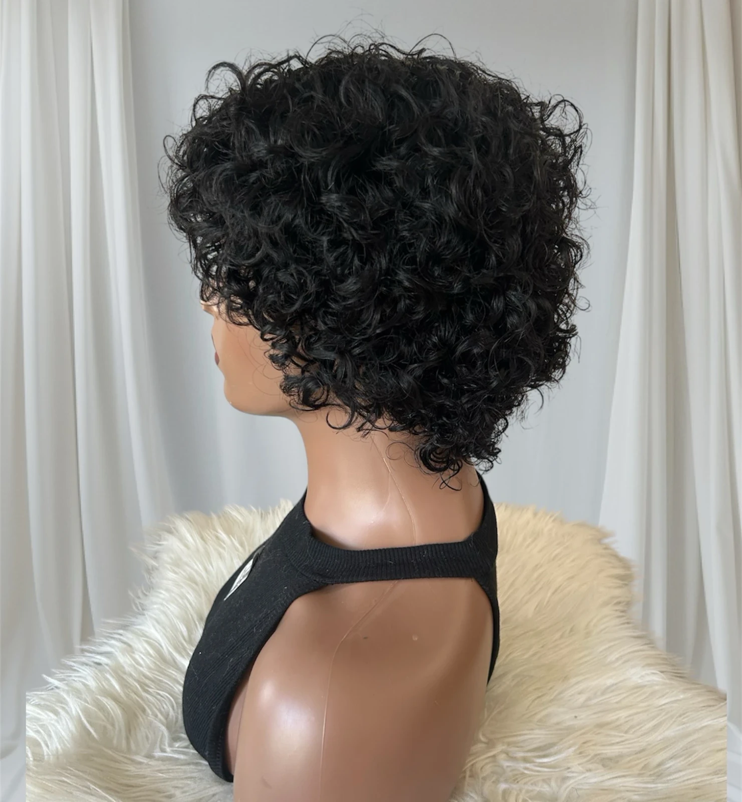 Pelucas de cabello humano, sin pegamento 3