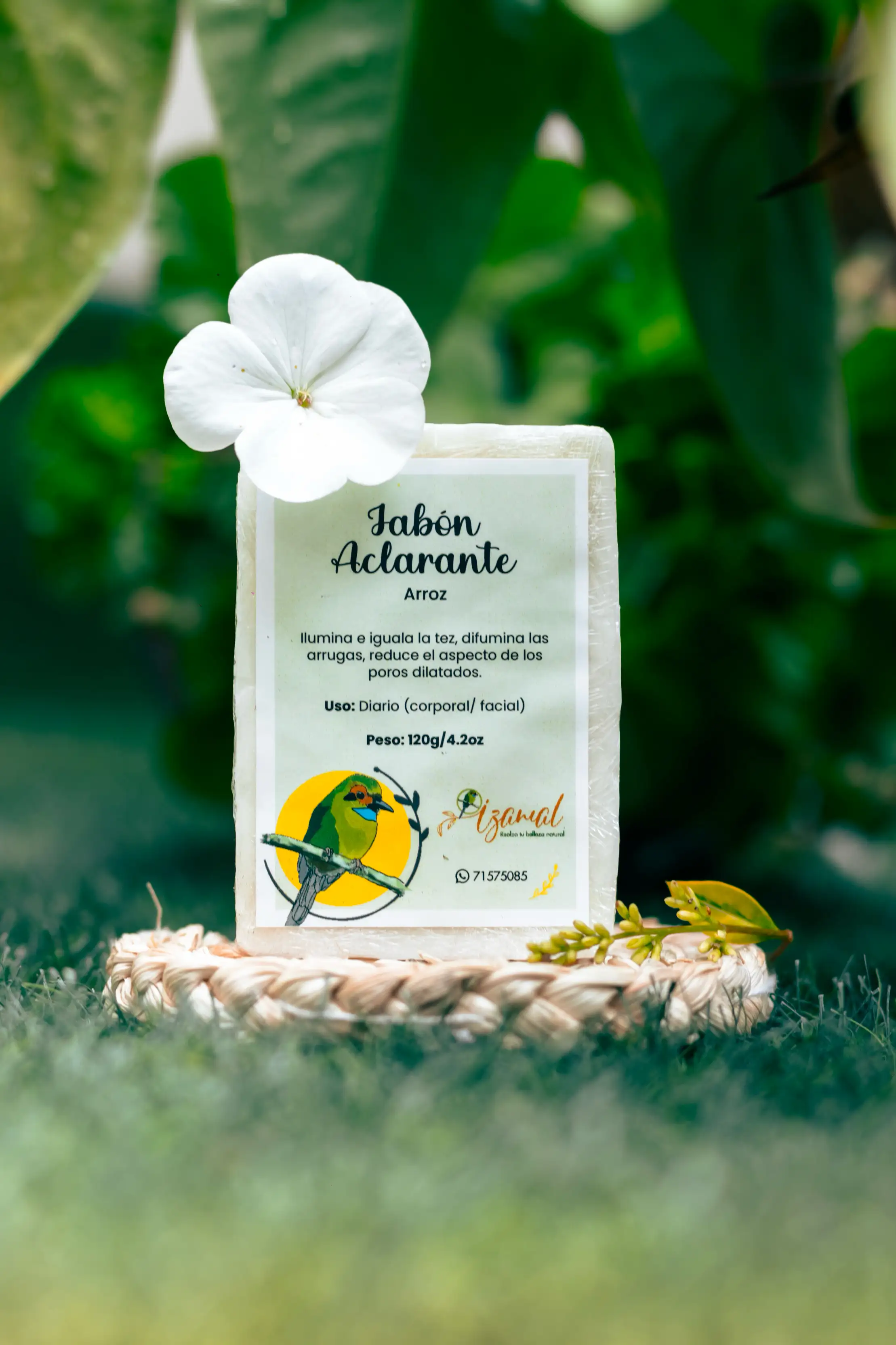 JABON ACLARANTE (Arroz)